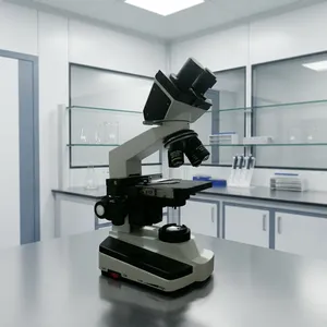 Student Lab Biological <b>Microscope</b> 40x Objective 20x Eyepiece LED Light Source Binocular 3-Year Warranty - Product Image 3