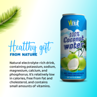 Venta al por mayor de Agua de Coco Pura de Marca, 490ml, Saborizada, Baja en Grasa, Sin Azúcar Añadido, Muestra Gratuita, Etiqueta Privada (OEM/ODM), Lata (Enlatada)