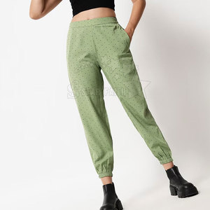 Pantalones informales de alta calidad para mujer, mezcla de algodón, pantalones holgados de moda para oficina, pantalones informales para mujer - Product Image 6