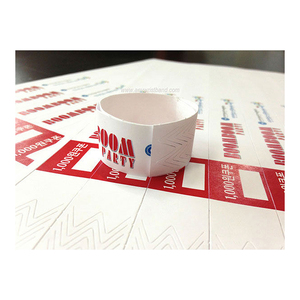 Bracelets de concert La feuille TYVEK peut être imprimée sur des imprimantes à jet d'encre de différentes tailles Bandes jetables de résistance à la déchirure - Product Image 4