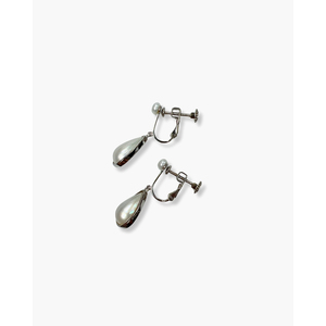 Pendientes de Perlas de Agua Dulce con Baño de Rodio Vintage - Product Image 2