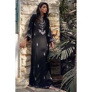 Robe vintage élégante à col haut pour mère de la mariée Aiza - Product Image 4