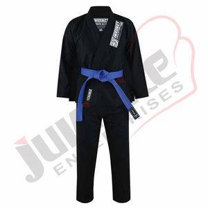 Vente en gros Nouveau design 100% coton Uniforme de Jiu-Jitsu pour adultes Logo personnalisé Couleur Pro Kimono de Jiu-Jitsu Durable Extensible - Product Image 2