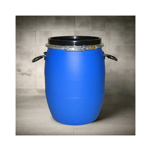 Barril de Plástico Azul HDPE de 200L de la Mejor Calidad, Nuevo Diseño con Tapa Abierta, Cubetas de Plástico de 50L y 100 Litros para Uso Industrial - Product Image 3
