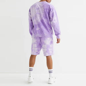 ชุดเซ็ตแขนยาวฤดูร้อน 2025 ผู้ผลิตชุดลำลอง กางเกงขายาว ชุดเซ็ตสองชิ้นแบบเรียบๆ สำหรับใส่ไปชายหาด  รับสกรีนโลโก้  สำหรับผู้ชาย - Product Image 4