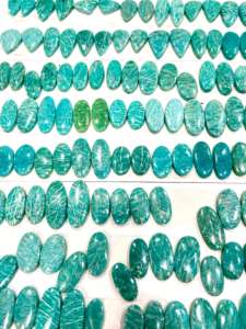 อัญมณีอเมซอนธรรมชาติแบบหลวมสำหรับทำเครื่องประดับสำหรับงานฝีมือสร้างสรรค์ - Product Image 4