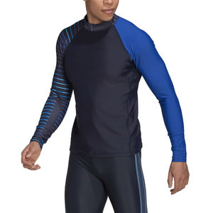 Maillots de protection anti-UV UPF50+ durables pour hommes, antibactériens, respirants, séchage rapide, écologiques, manches longues, personnalisables, en polyester - Product Image 1