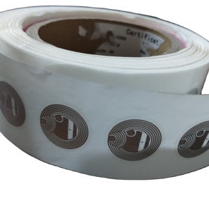 Étiquette RFID intelligente Mifare 1K, étiquette ronde de 25 mm de diamètre avec une face - Product Image 1