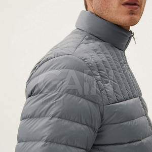 Chaqueta acolchada de invierno a prueba de viento para hombre, chaqueta barata con logotipo personalizado, chaqueta acolchada de nuevo diseño - Product Image 5