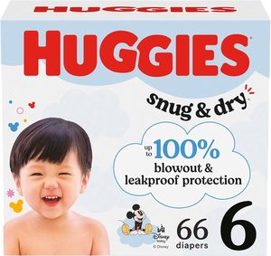 Couche HUGGIES SNUG & Dry GIGA SZ6 66 - Product Image 1