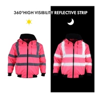 2025 haute visibilité chantier de construction veste de sécurité vêtements de travail de sécurité réfléchissants pour hommes sur mesure Hi Vis Bomber Jacket