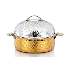 Marmite en métal de haute qualité Vente à chaud Casserole de créateur faite à la main Réchauffeur de nourriture en métal de créateur classique et élégant - Product Image 2