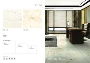 Carreaux de sol et de mur en porcelaine brillante 1200x1200, dalle de grand format tendance - Product Image 4
