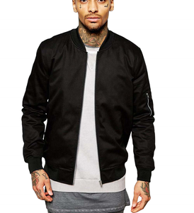 Chaqueta de Piloto para Hombre, Estilo Bomber, Transpirable, con Cierre, Casual y Elegante, Chaqueta de Invierno con Logotipo Personalizado - Product Image 1