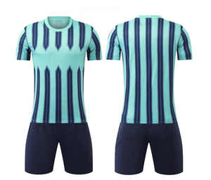 Camisetas de fútbol para adultos, conjuntos de ropa de entrenamiento de fútbol, logotipo de nombre de equipo personalizable, camisetas de poliéster transpirables cómodas - Product Image 4