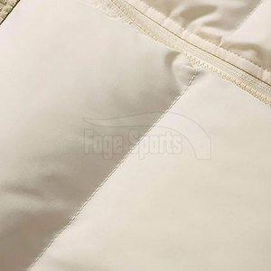 Veste d'hiver pour homme à col rond, décontractée, légère, coupe-vent, imperméable, réversible, couleur unie, respirante, rembourrage gonflant, devant haut - Product Image 4