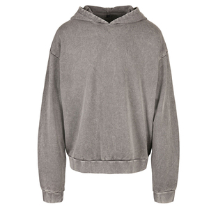 2025 Venta al por mayor en blanco Vintage Stone Acid Wash Hoodie con logotipo personalizado nuevo diseño de moda - Product Image 3