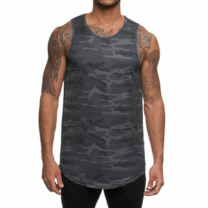 Camiseta elegante sin mangas para hombres Slim Fit Gym Wear Como Shirts Made in Pakistan With Customized Logo & Label - Product Image 4