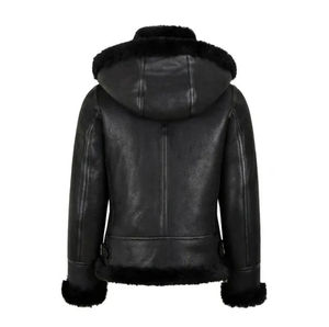 100% chaquetas de cuero genuino a granel chaquetas de cuero para mujer moda nueva llegada personalizada - Product Image 2