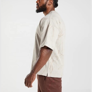 เสื้อยืดผ้าฝ้าย100% โอเวอร์ไซส์สำหรับผู้ชายเสื้อยืดพิมพ์ลาย280gsm ขนาดใหญ่เสื้อยืดธรรมดาไซส์ใหญ่พิเศษ - Product Image 3