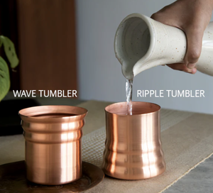 Vaso de Cobre Puro Premium, Ecológico, Reutilizable, Portátil, Diseño Contemporáneo para Todas las Estaciones, Uso en Hogar, Oficina, Restaurante, Hotel - Product Image 1