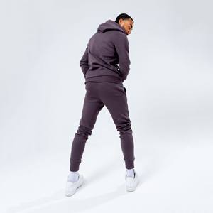 Fabricant Logo personnalisé Combinaison de survêtement vierge Survêtement d'athlétisme uni pour hommes Pantalon de sport de remise en forme Ensemble deux 2 pièces Survêtement d'hiver pour hommes - Product Image 4