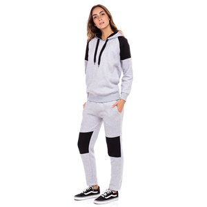 Vêtements décontractés pour femmes ensemble de survêtement pull tissu doux polaire attrayant durable filles ensemble de survêtement 2 pièces ensemble de tract - Product Image 3