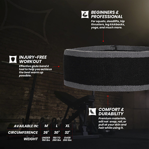 Bandas de cadera de Yoga de Material personalizado elástico Premium, equipo de entrenamiento deportivo ajustable, entrenamiento de fuerza, banda de resistencia duradera - Product Image 3