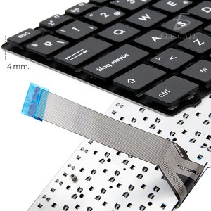 Tastiera per Laptop Asus K45a A45a K45vd U44s in Spagnolo, Tasti in Gomma Compatibili - Product Image 3