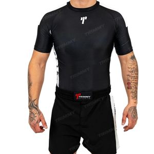 Top vente hommes Compression Fitness Rash Guard à manches longues vêtements de sport sublimé pour MMA utilisation confortable pour les sports d'été - Product Image 4