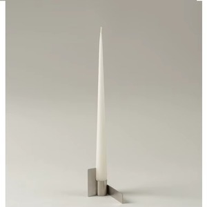 Porte-bougie tendance fait main, écologique, de qualité supérieure, finition métallique, ajoute une brillance subtile, intérieurs minimalistes et luxueux pour - Product Image 5