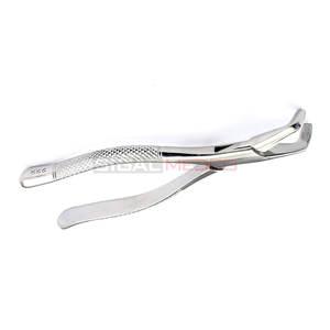 Fórceps de extracción de raíz Manual de acero inoxidable alemán Premium #222 instrumento quirúrgico Dental de extracción Molar inferior Universal - Product Image 4