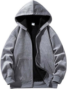 OEM ODM sweat à capuche personnalisé unisexe 100% coton 420gsm sweat à capuche surdimensionné de grande taille à fermeture éclair pour hommes logo personnalisé unisexe confortable - Product Image 2