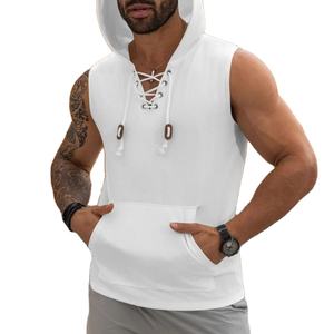 Chaleco de seda helada de punto de verano Fitness Sports casual SLIM-Fit Chaleco de hombre Chaleco muscular de hombre Camiseta sin mangas para hombre - Product Image 1