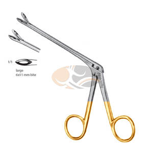 JACKBILLY Wilde Disque Intervertébral Rongeur Mâchoires Fenêtrées Droite 5 Pouces Arbre 6X11mm Grande Morsure Haute Qualité - Product Image 1