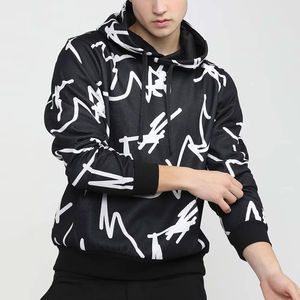 2024 New Latest Streetwear Style <b>Men</b> Breathable <b>Thick</b> Fleece Pullover Boxy Fit <b>Hoodies</b> With Kangaroo Pocket Pullover <b>Hoodies</b> - Product Image 1