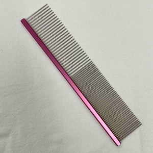 Peine para perros ecológico simple de acero inoxidable, peine para el cabello para perros y gatos - Product Image 6