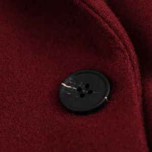 Custom Winter Fashion Burgundy Long Jacket Premium Warm Stylish <b>Women</b> Men Unisex Outerwear Thick Padded Casual Streetwear - Product Image 6