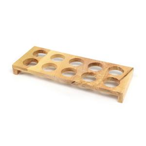 Plateau à oeufs en bois de haute qualité pour accessoires de cuisine plateau à oeufs de stockage de vaisselle à des prix abordables - Product Image 4