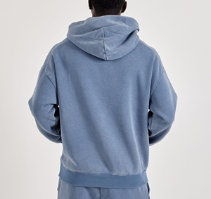 Sudadera con Capucha y Cremallera para Hombre, Ropa Deportiva para Correr al Aire Libre, Chaqueta Deportiva de Manga Larga, Cómoda, Informal, 100% Algodón, Forro Polar, Cortavientos - Product Image 2