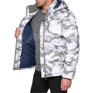 Street Wear hommes veste bouffante nouveau design hommes veste bouffante couleur unie taille personnalisée hommes veste bouffante - Product Image 5