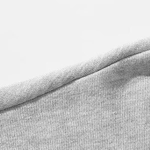 Sweat-shirts à capuche gris surdimensionnés et courts pour hommes, épais, zippés, avec logo personnalisé, épaules tombantes, double fermeture éclair, 100% coton, hiver, pas cher, en gros - Product Image 5