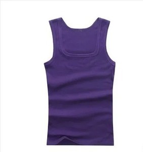 เสื้อกล้ามผ้าฝ้ายใส่สบาย เสื้อยืดออกกำลังกาย สกรีนโลโก้ได้ ขายส่ง ระบายอากาศได้ดี - Product Image 5