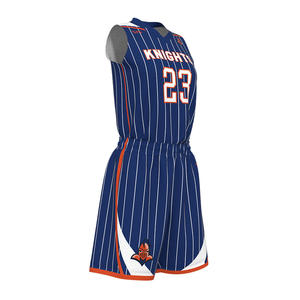 Nouvelle Collection : Ensemble de Maillot de Basketball Urbain Personnalisable pour Homme – Séchage Rapide, Bleu – Collection 2025 - Product Image 5