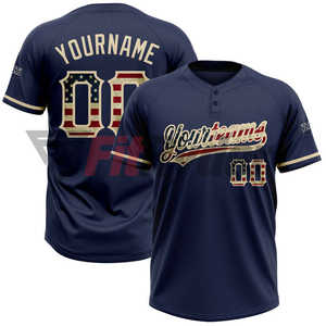 Personalizado sublimado nombre del equipo logotipo y número de impresión camisetas de softball transpirable deportes Softball béisbol Jerseys al por mayor - Product Image 6
