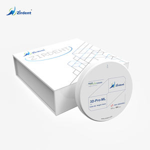 Zirdent 3D-Pro Multilayer <span class=keywords><strong>Zirconia</strong></span> Blank - Natural Gradient 5-Layer Dental Block - Kompatibel dengan Semua Sistem CAD CAM Terbuka 98mm - Product Image 2