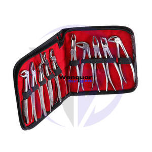 Forceps d'extraction dentaire 10 pièces en acier inoxydable de haute qualité, best-seller, logo et emballage personnalisés disponibles - Product Image 4