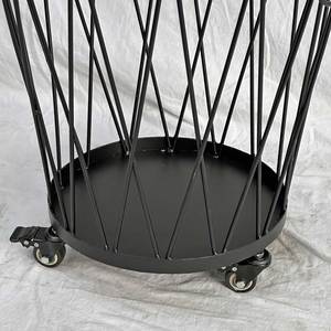 Cesto de Ropa Portátil KPT68026 de Hierro con Recubrimiento en Polvo, Bolsas de Almacenamiento de PP para Ropa, Organizador Vertical para Baño - Product Image 6