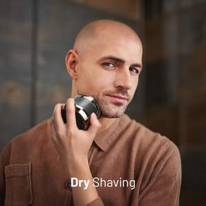 Afeitadora Eléctrica Profesional Recargable para Hombres Calvos, Kit de Afeitado en Seco/Húmedo Impermeable, Cuchilla Única para Cuero Cabelludo y Barba, IPX7 - Product Image 2