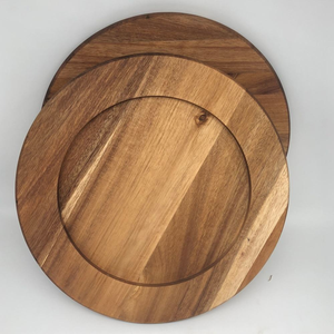 Assiette de table à pizza en bois écologique pour restaurant - Product Image 5